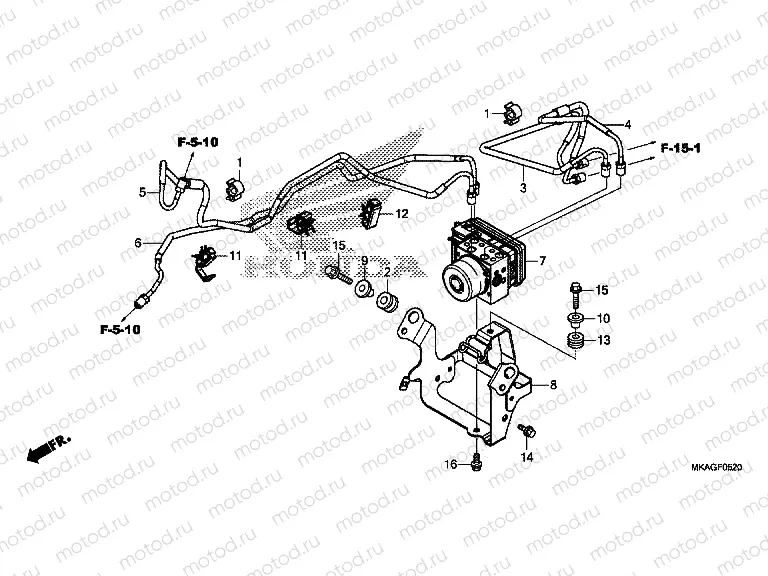 F-5-20 ABS MODULATOR