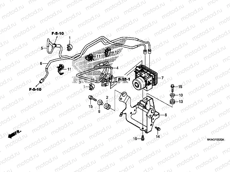 F-5-20 ABS MODULATOR
