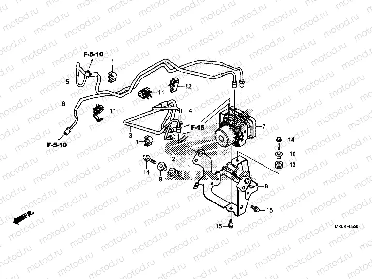 F-5-20 ABS MODULATOR