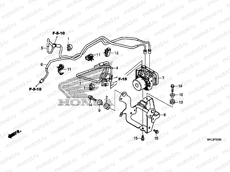 F-5-20 ABS MODULATOR