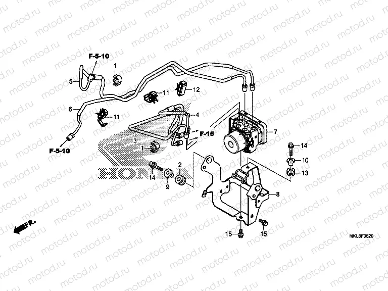 F-5-20 ABS MODULATOR