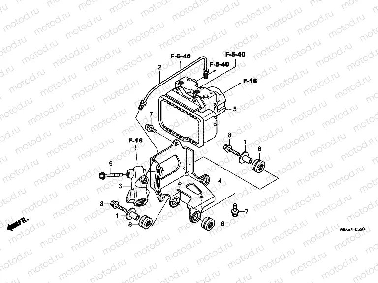 F-5-20 ABS MODULATOR