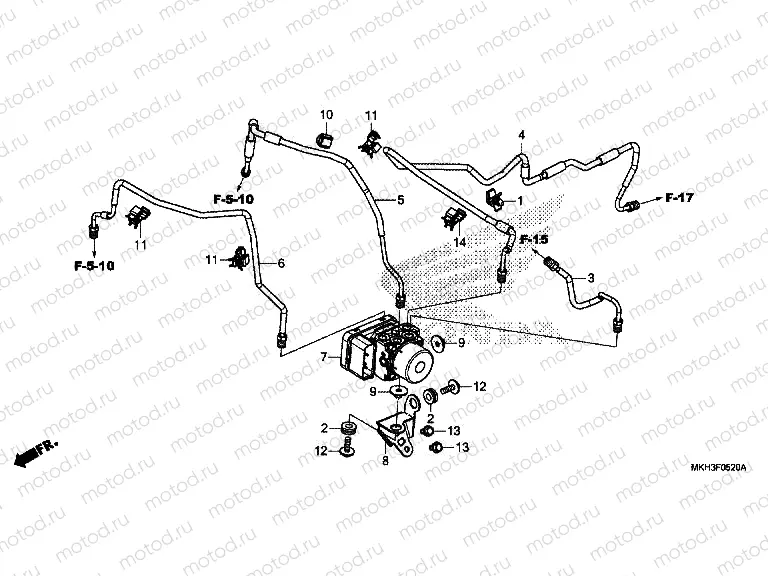 F-5-20 ABS MODULATOR