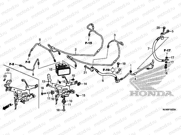 F-5-20 ABS MODULATOR