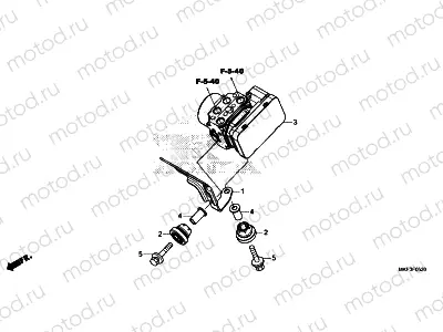 F-5-20 ABS MODULATOR