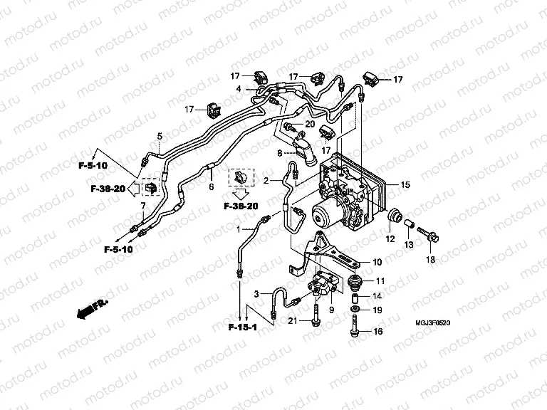 F-5-20 ABS MODULATOR