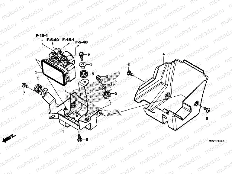 F-5-20 ABS MODULATOR
