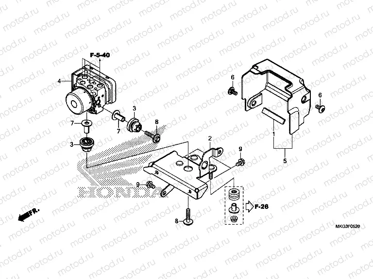 F-5-20 ABS MODULATOR