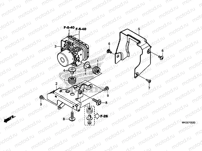 F-5-20 ABS MODULATOR