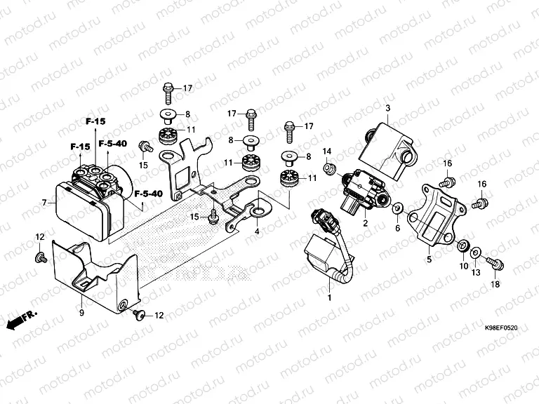 F-5-20 ABS MODULATOR