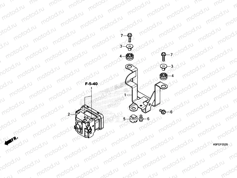 F-5-20 ABS MODULATOR