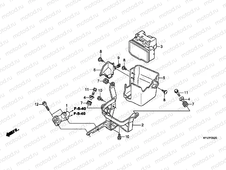 F-5-20 ABS MODULATOR