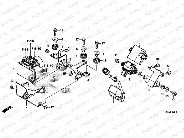 F-5-20 ABS MODULATOR