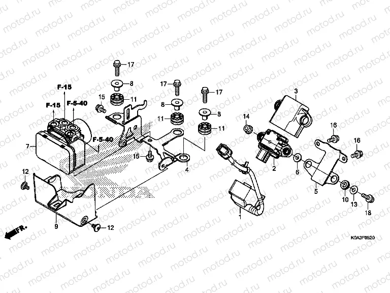 F-5-20 ABS MODULATOR