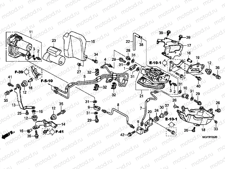 F-5-20 FRONT POWER SUPPLY / FRONT VALVE UNIT