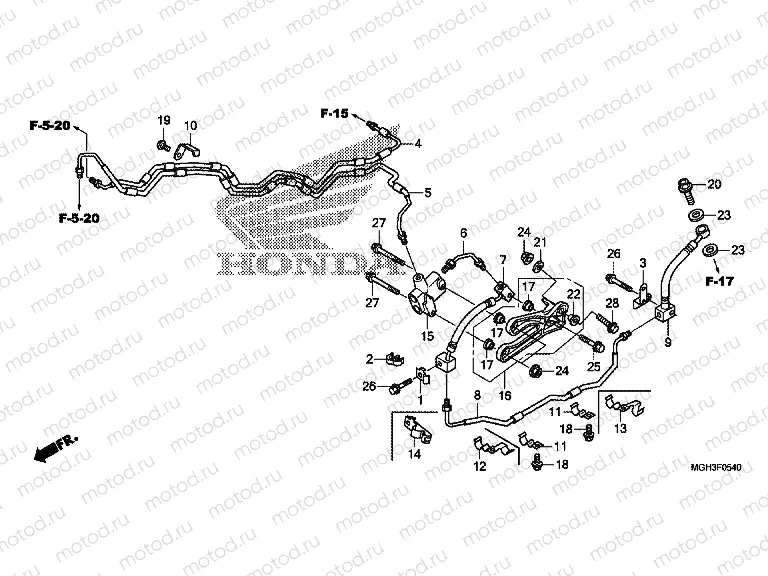 F-5-40 BRAKE HOSE