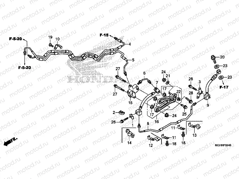 F-5-40 BRAKE HOSE