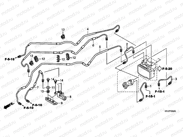 F-5-40 BRAKE HOSE