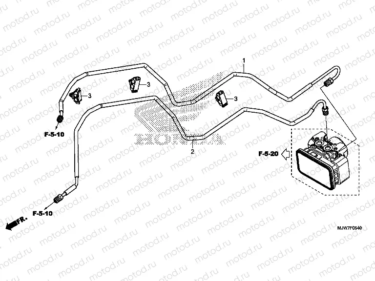 F-5-40 BRAKE PIPE