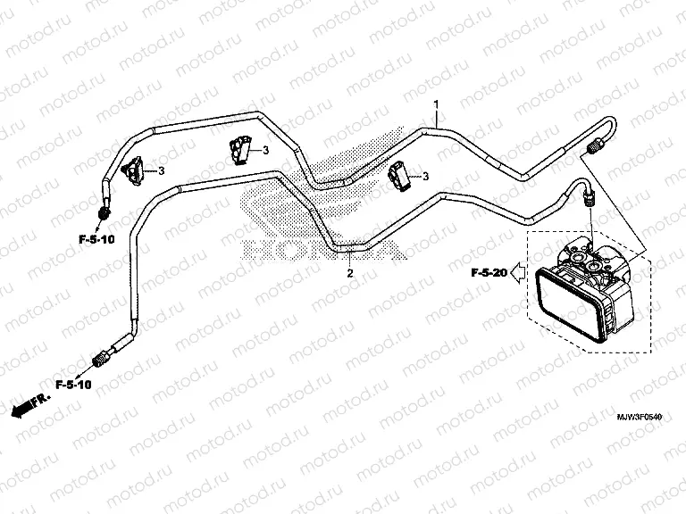 F-5-40 BRAKE PIPE