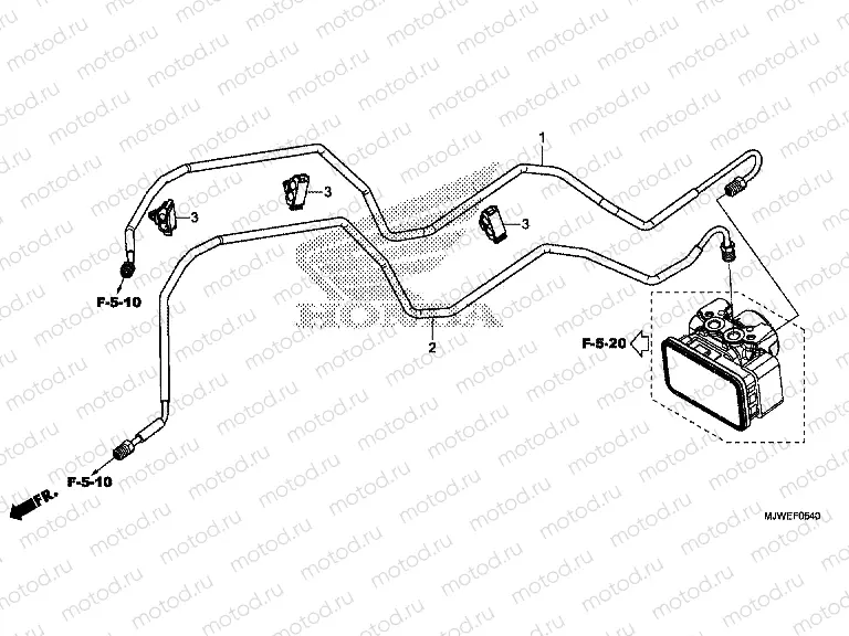 F-5-40 BRAKE PIPE
