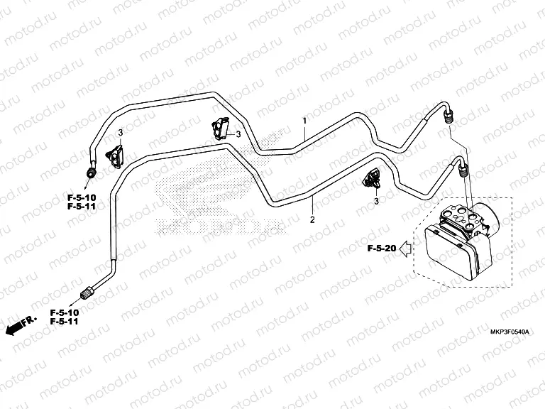 F-5-40 BRAKE PIPE
