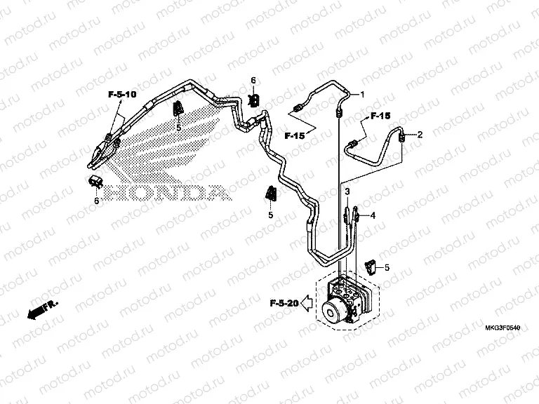 F-5-40 BRAKE PIPE