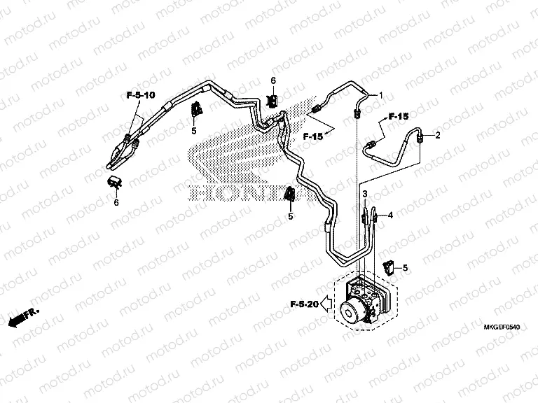 F-5-40 BRAKE PIPE