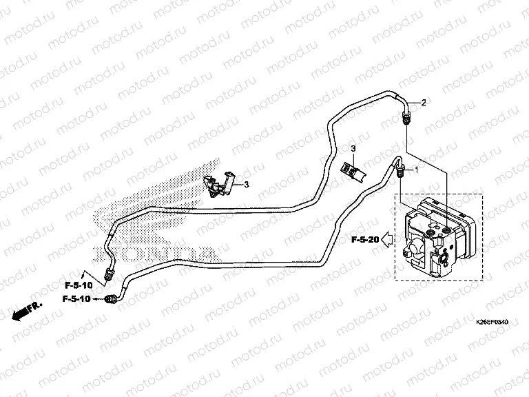 F-5-40 BRAKE PIPE