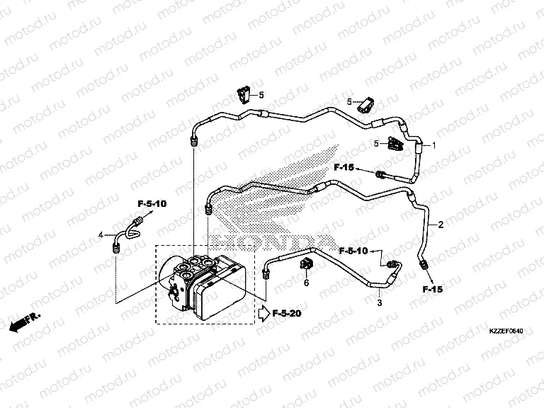 F-5-40 BRAKE PIPE