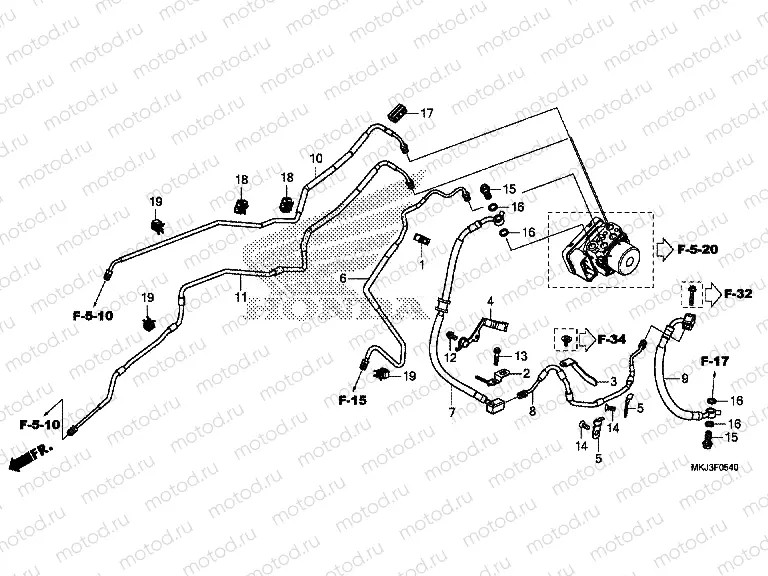F-5-40 BRAKE PIPE/BRAKE HOSE