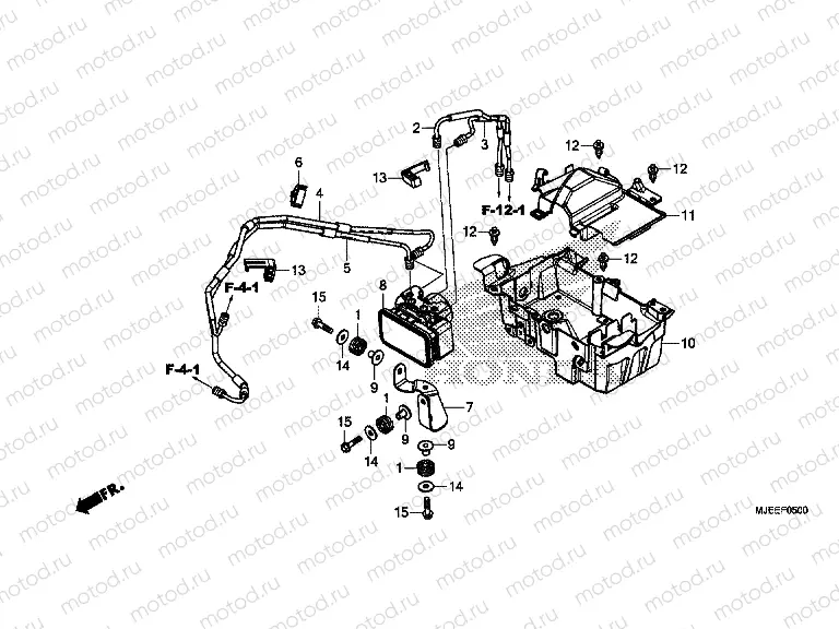 F-5 ABS MODULATOR / TRAY