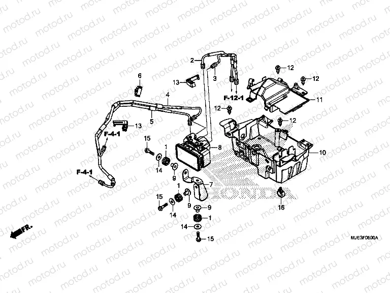 F-5 ABS MODULATOR/TRAY