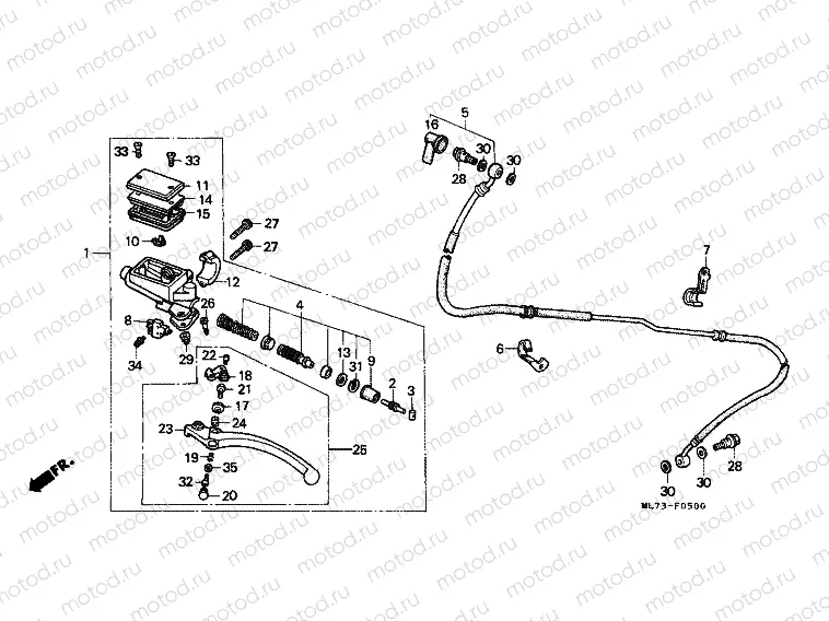 F-5 CLUTCH MASTER CYLINDER (1)