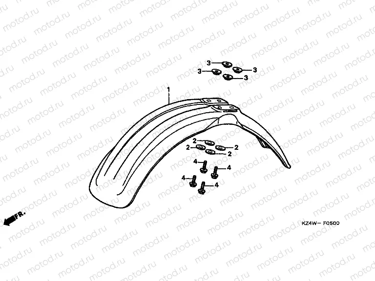 F-5 FRONT FENDER