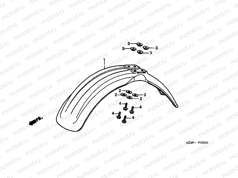 F-5 FRONT FENDER