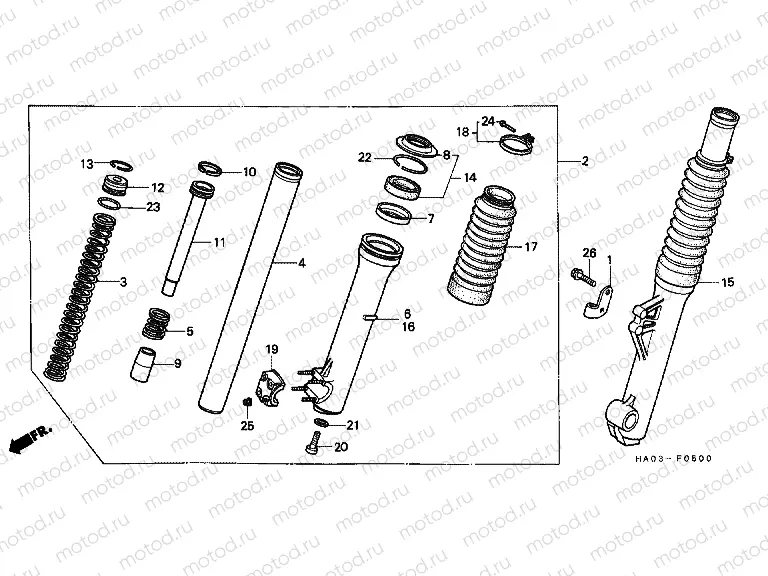 F-5 FRONT FORK