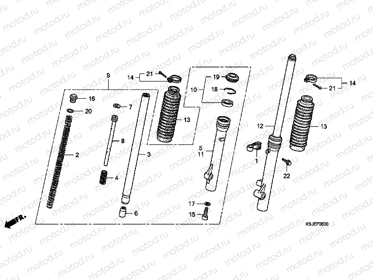 F-5 FRONT FORK
