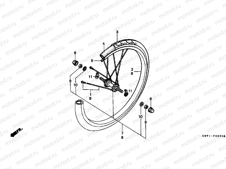 F-5 FRONT WHEEL (1)