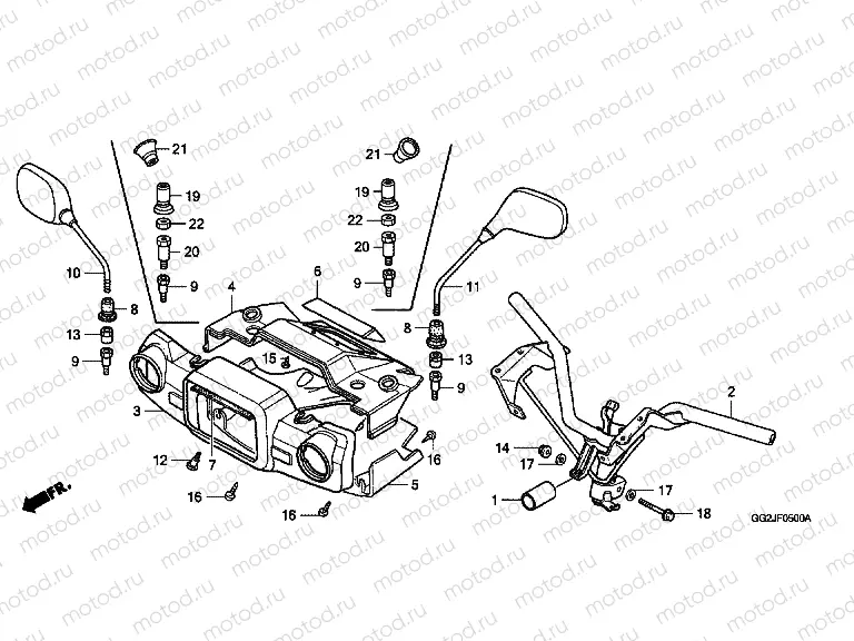 F-5 HANDLE / HANDLE COVER