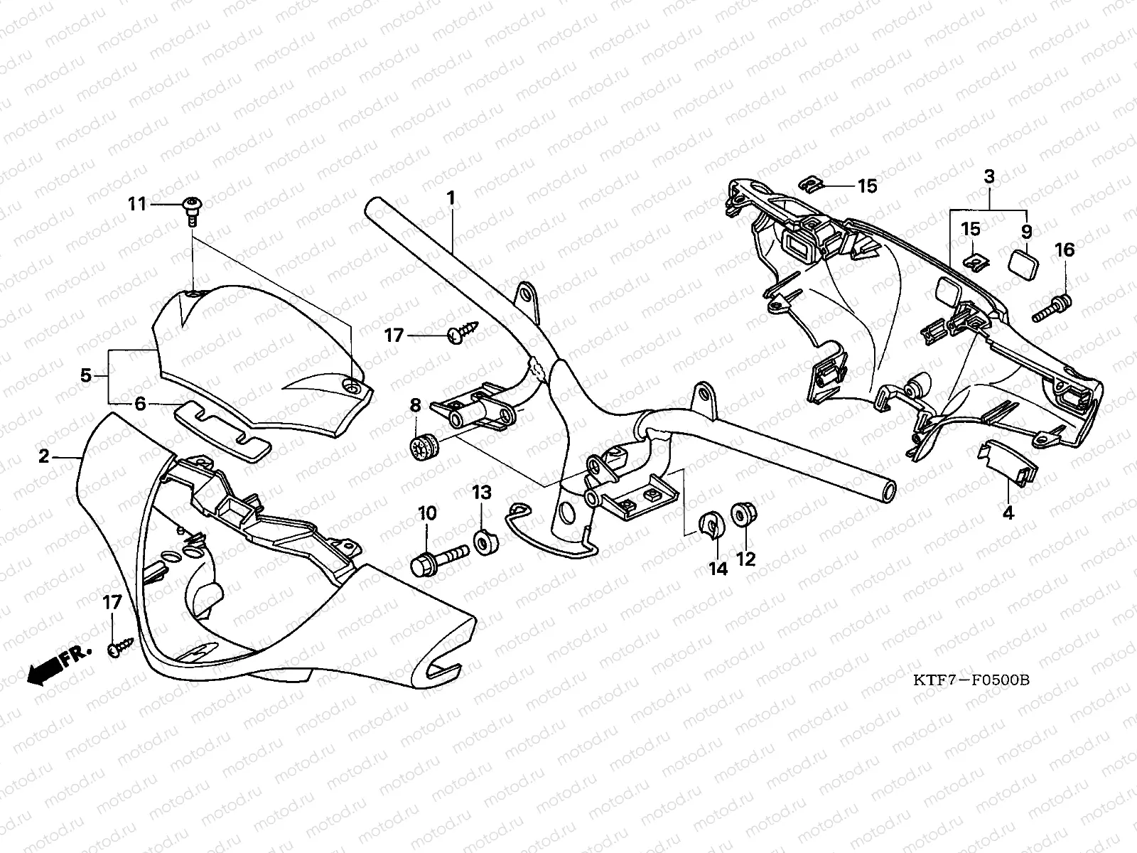 F-5 HANDLE PIPE/HANDLE COVER