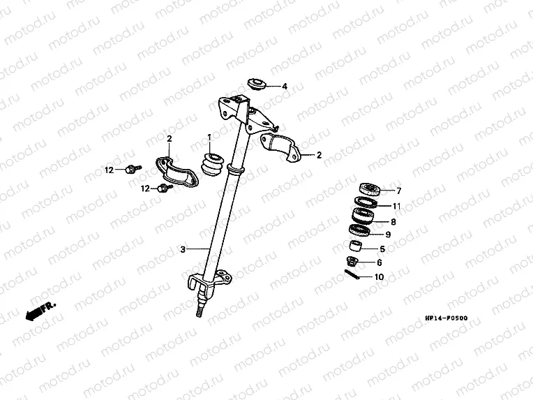 F-5 STEERING AXLE