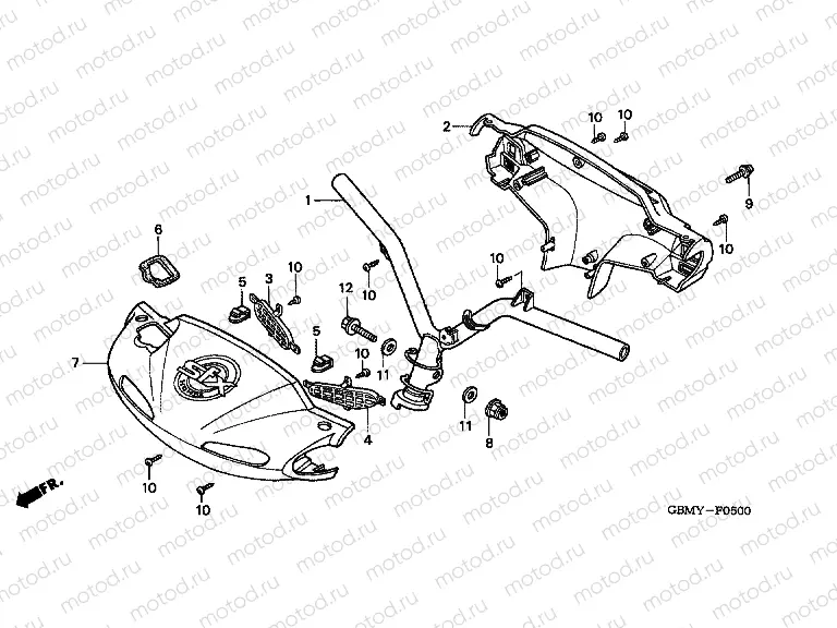 F-5 STEERING HANDLE / HANDLE COVER