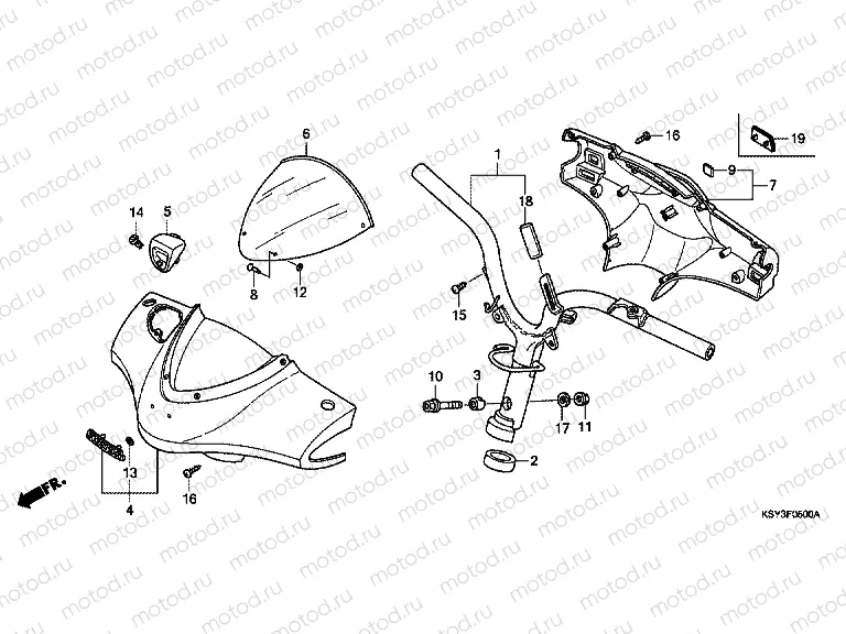 F-5 STEERING HANDLE / HANDLECOVER