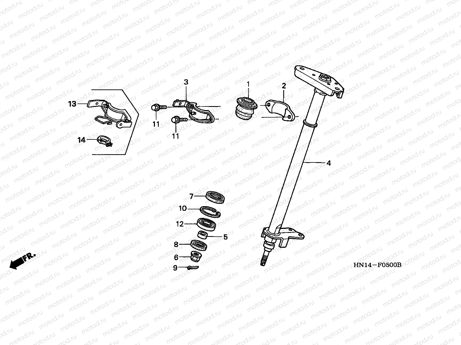 F-5 STEERING SHAFT