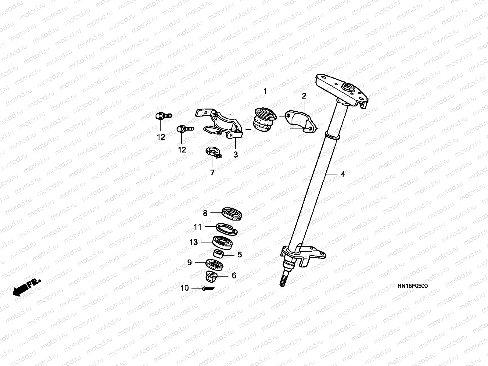 F-5 STEERING SHAFT