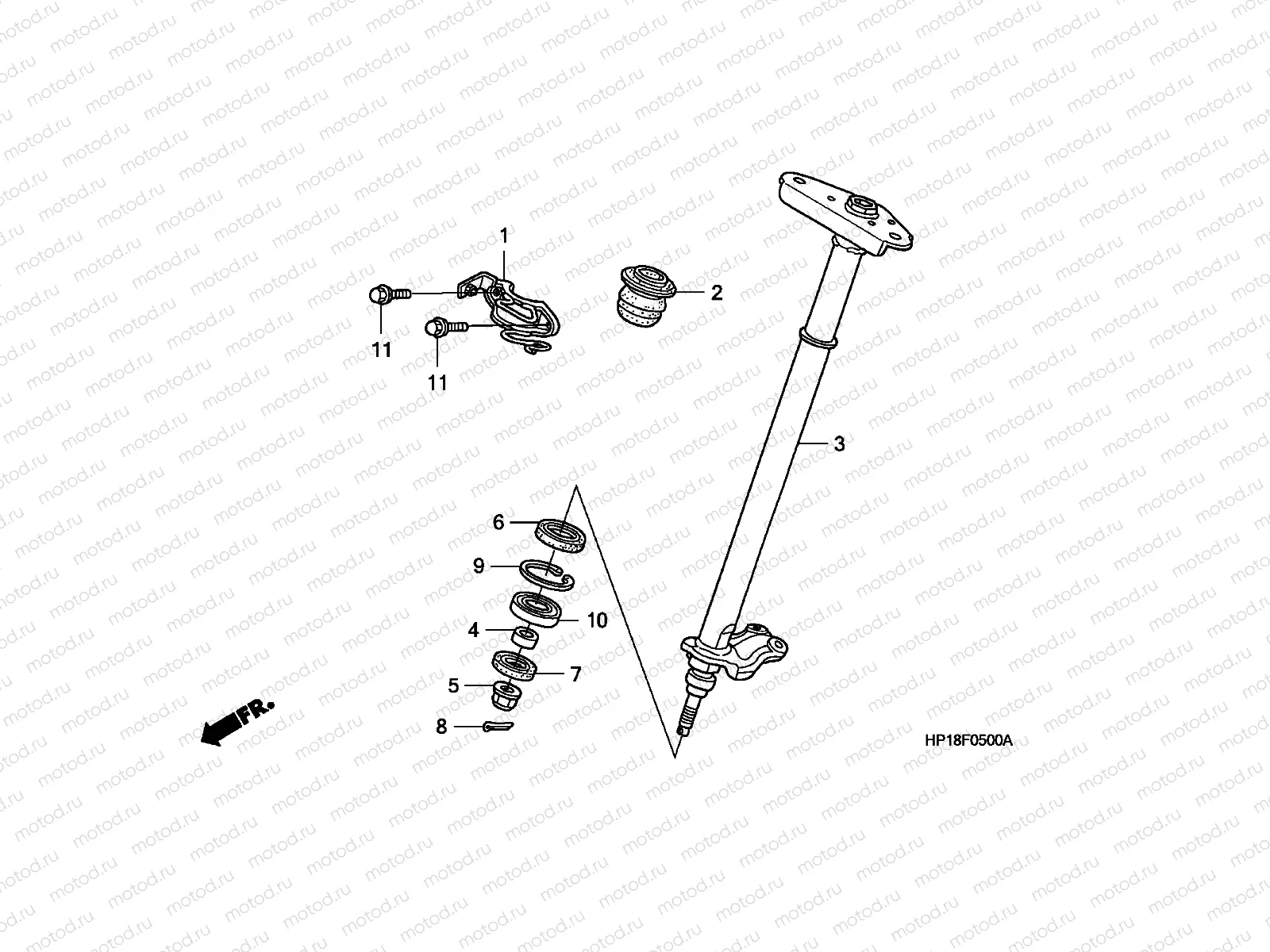 F-5 STEERING SHAFT