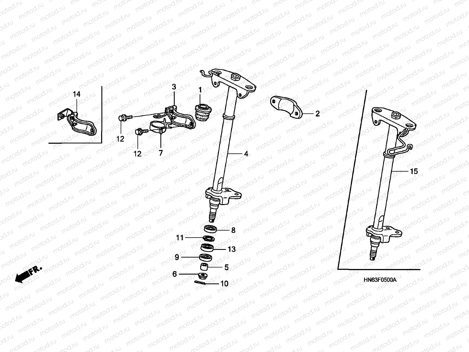 F-5 STEERING SHAFT