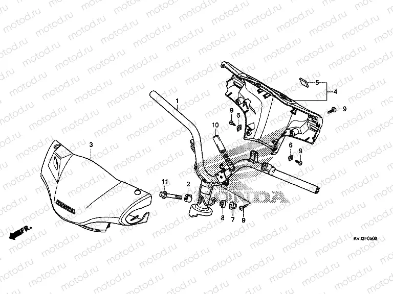 F-5 TIE ROD TUBE / HANDLE COVER