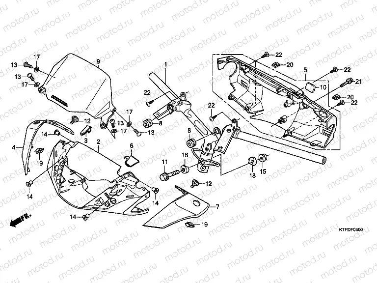 F-5 TIE ROD TUBE / HANDLE COVER